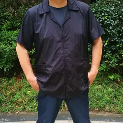 Высококачественная Парикмахерская рубашка с коротким рукавом водонепроницаемые легкие парикмахерские куртки