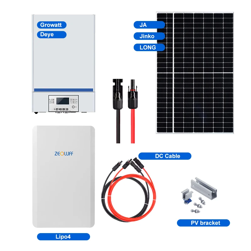 Complete Home Solar Power Generator Station Kit Whole House Solar Power System with MPPT Controller