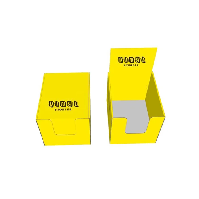 2024 HOT Promotional Cardboard Display Box Pdq flip Spinner Magnetic Cube