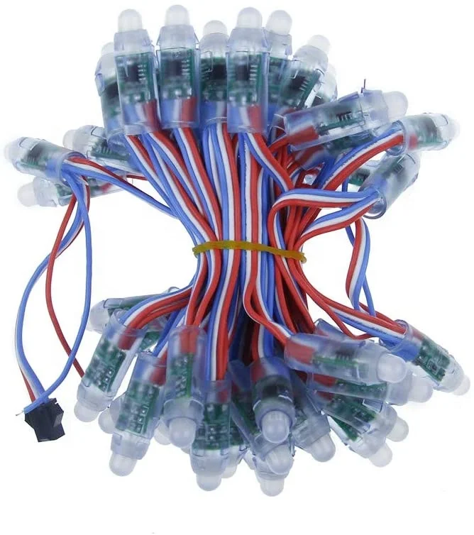 12mm WS2811 DC5V 12V   RGB LED Pixel String Light Christmas Led Module Suitable for Outdoor Decorative Lighting