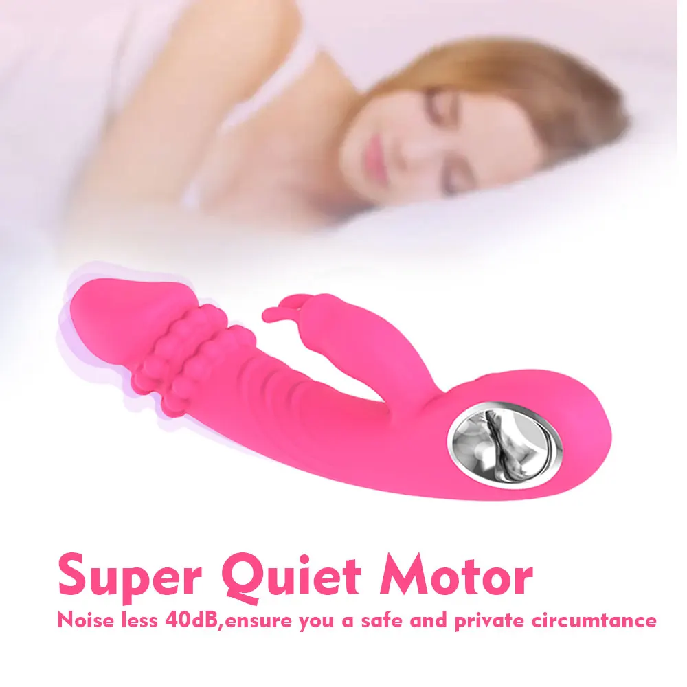Rabbit Vibrator Waterproof Mute G Spot Vibrator Stimulation Massage Vibrators For Women