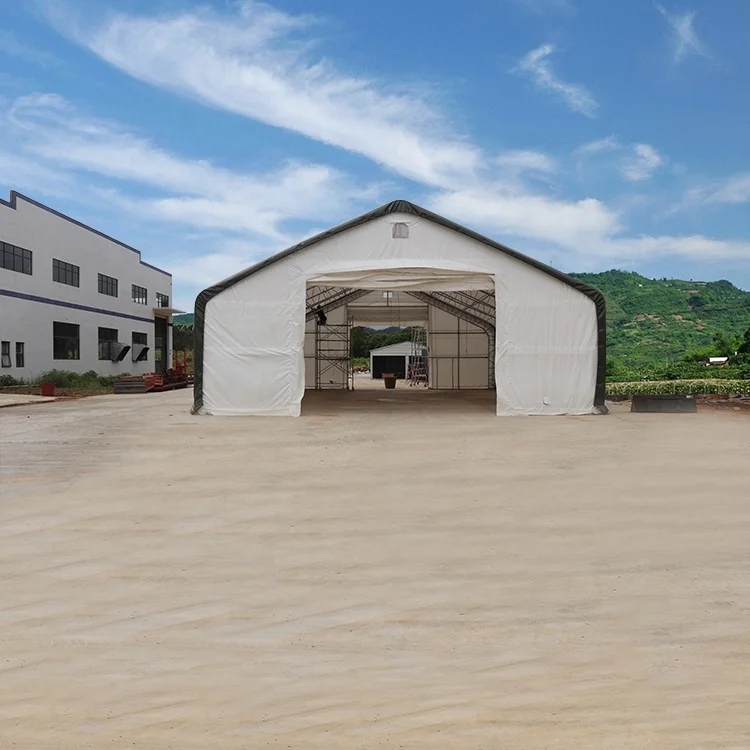 Sun wind avoid waterproof high quality warehouse PVC fabric tent with low price shelter