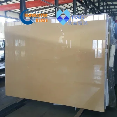 4mm Printed Painted glass with ultra clear  RAL9001 9003 9005