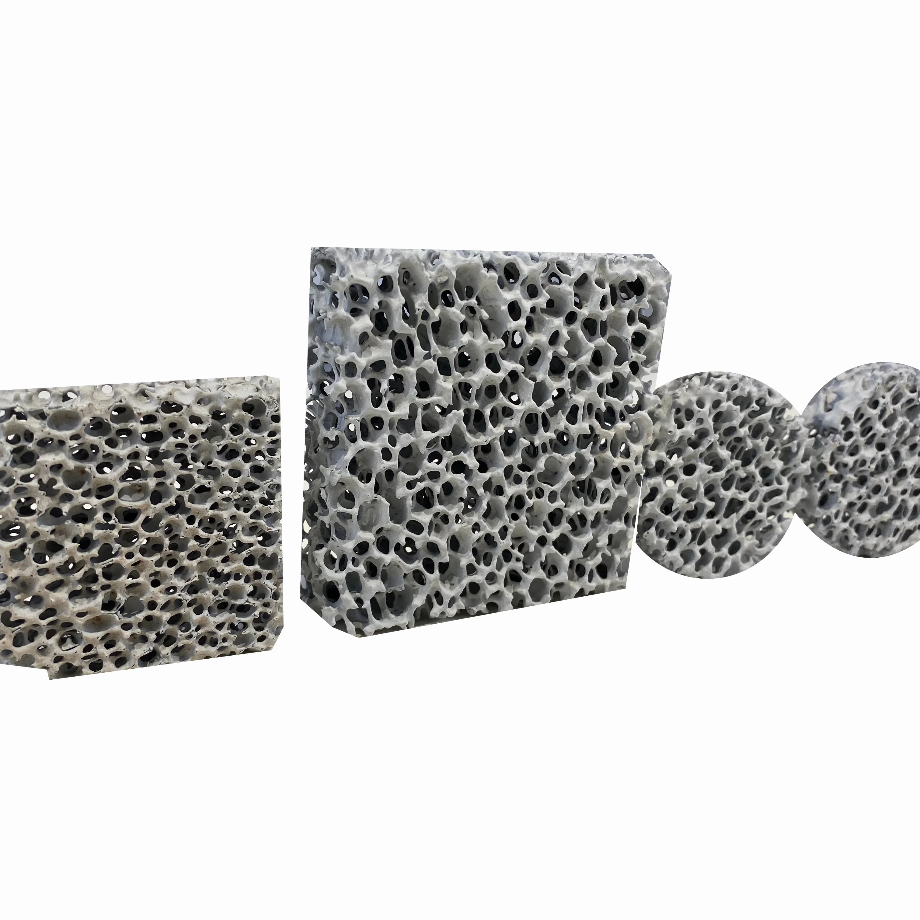 Silicon Carbide Foamed Ceramics Ceramic Foam Filter For Metal Filtration Aluminium Casting Ceramic Foam Honeycomb Filter