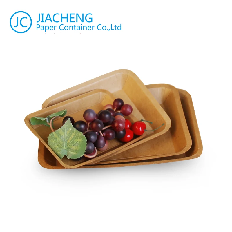 
Creative oil proof vegetable and fruit salad box disposable fried chicken rice chips kraft paper box for barbecue 