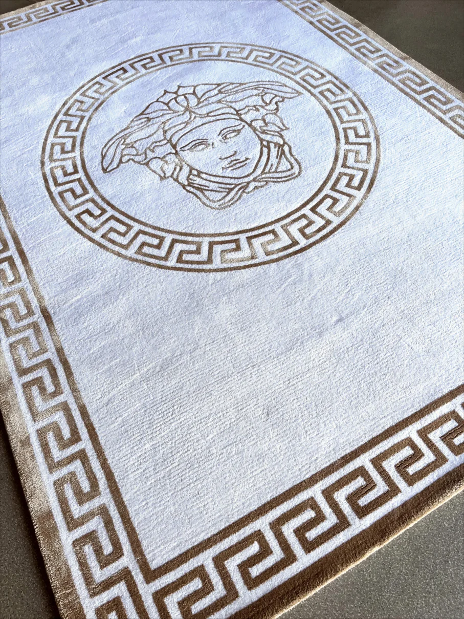 Handmade carpet Custom Made Wool Rugs Tufted Carpets logo customized Washable carpet for Bedroom