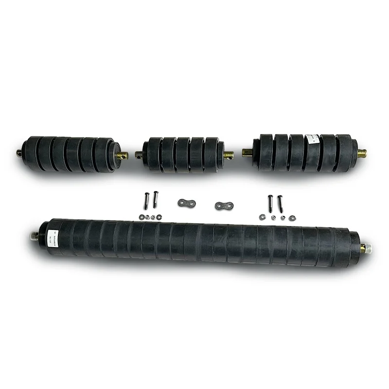 Hot sale mine 38mm diameter 24 inch heavy duty belt conveyor impact idler rollers