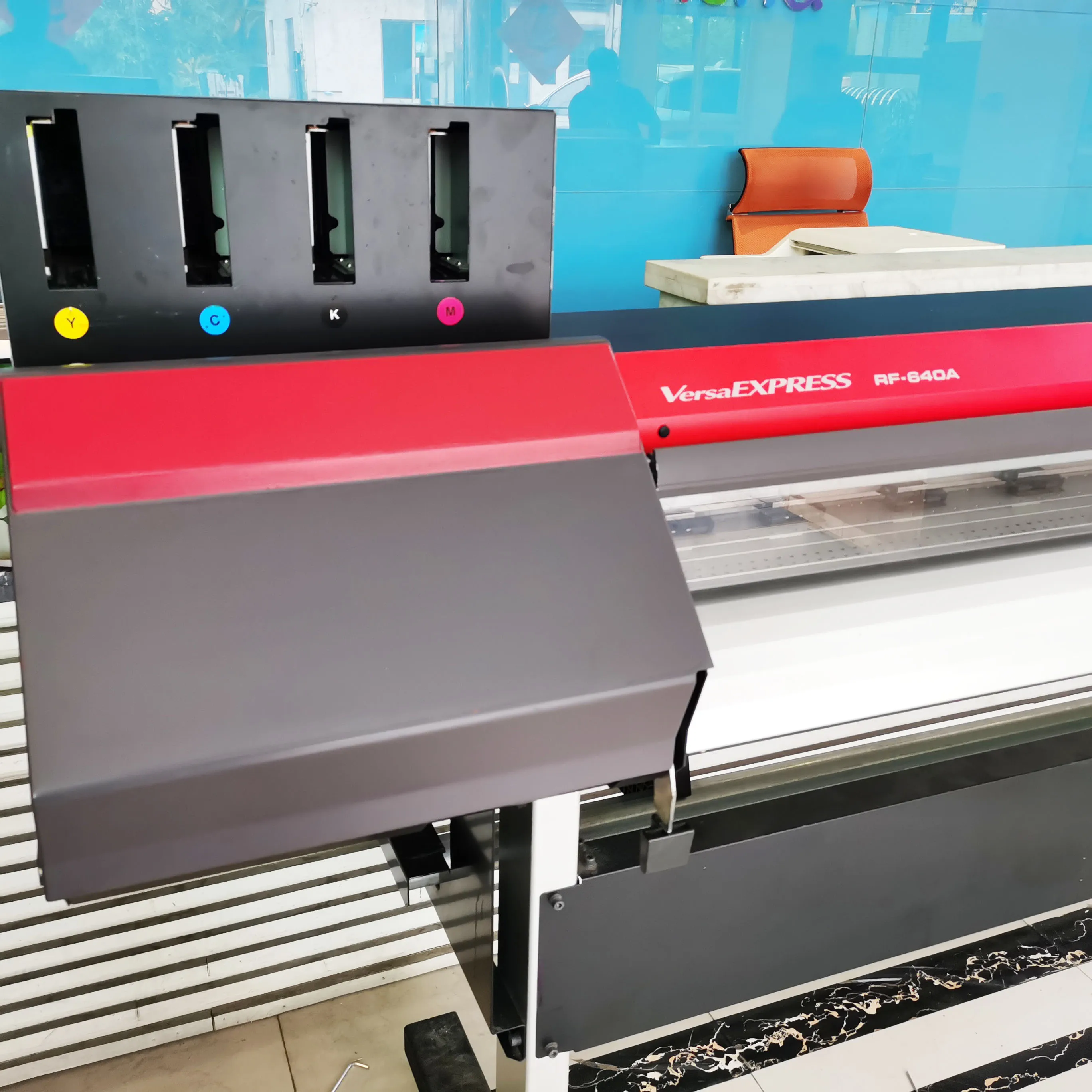 1615 mm Print Dimension Second Hand Roland RF640 Eco Solvent Ink jet Printer For Cloth Printing