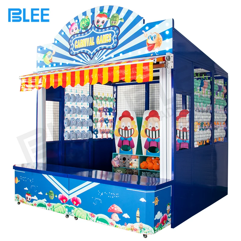Amusement Park Carnival Booth Clown Tooth Knockout Indoor And Outdoor Gift Toy Doll Carnival Game Stalls