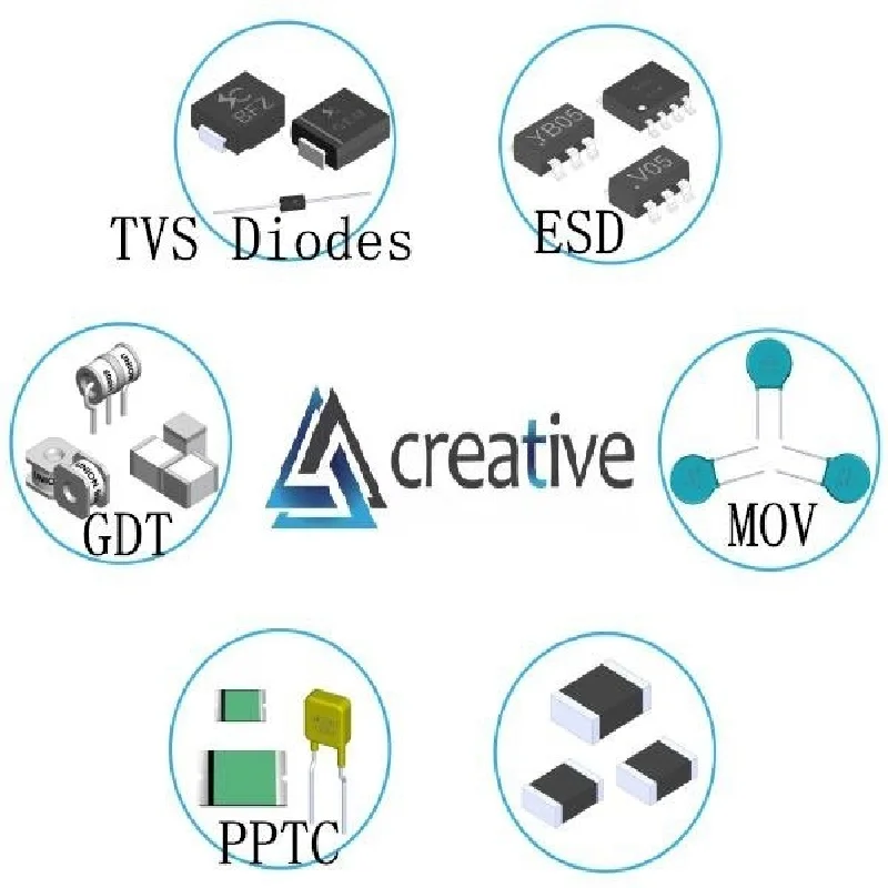 SMAJ5.0A 5V Unidirectional TVS Diodes 400W SMA,DO-214AC Package in stock