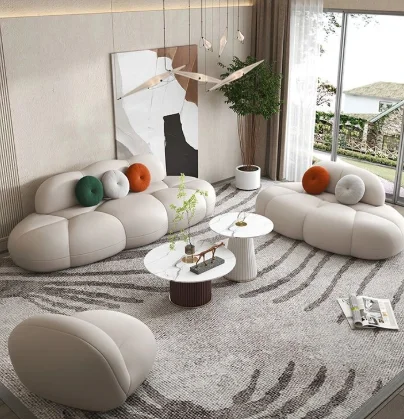 Modern living room sofa   lazy sofa nordic minimalist furniture
