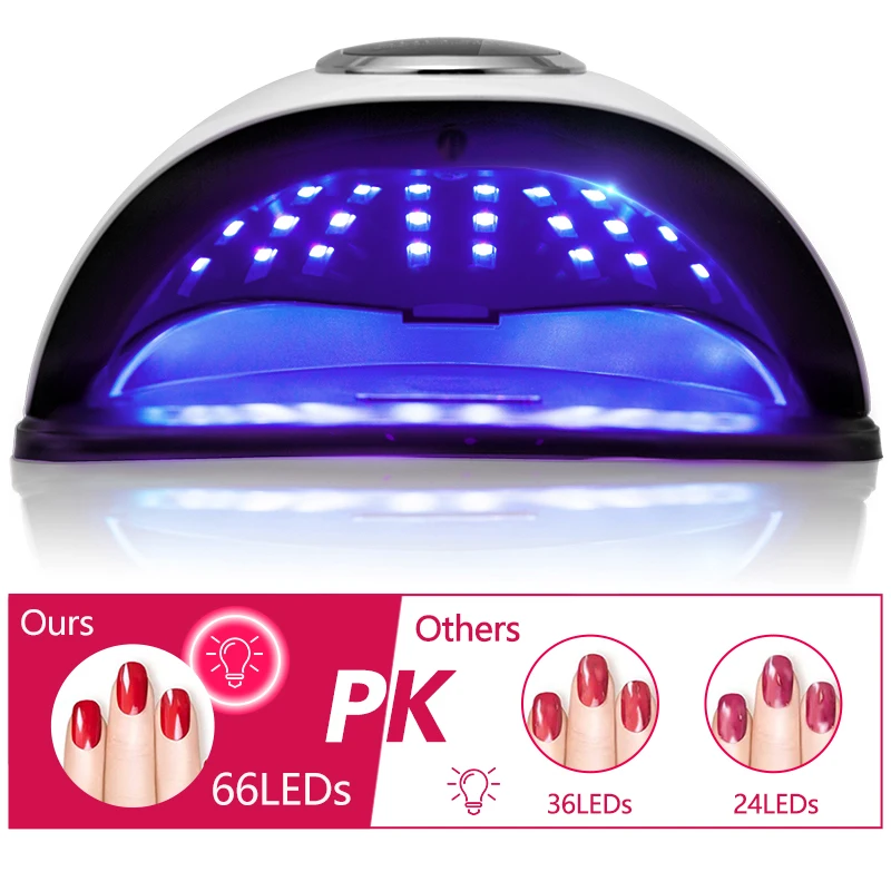 Best Selling SUN X11 MAX Portable Professional Material Nail with 66pcs LEDS Manicure Light uv Led Nail Lamp