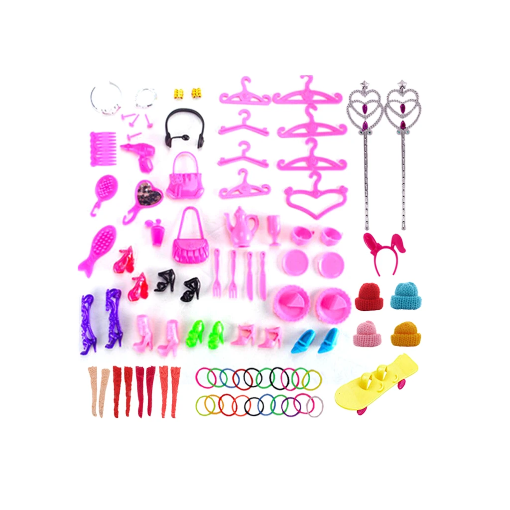 Doll Accessories Small Toys Shoes Hat Set Princess Doll Decoration Clothes Skirt Doll Wholesale