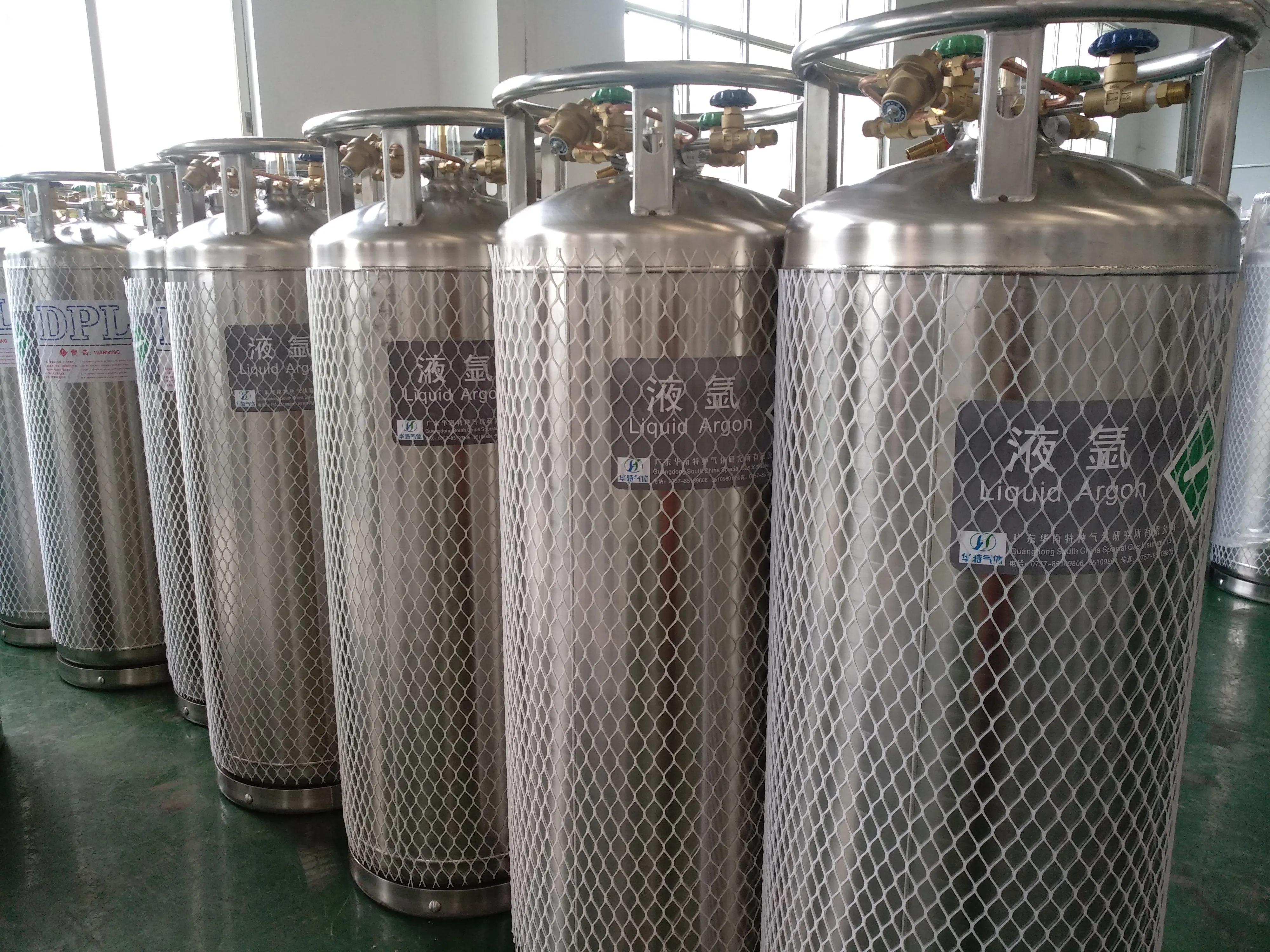 DPL Series Stainless Steel High Pressure Liquid Nitrogen Gas Cylinder Dewar