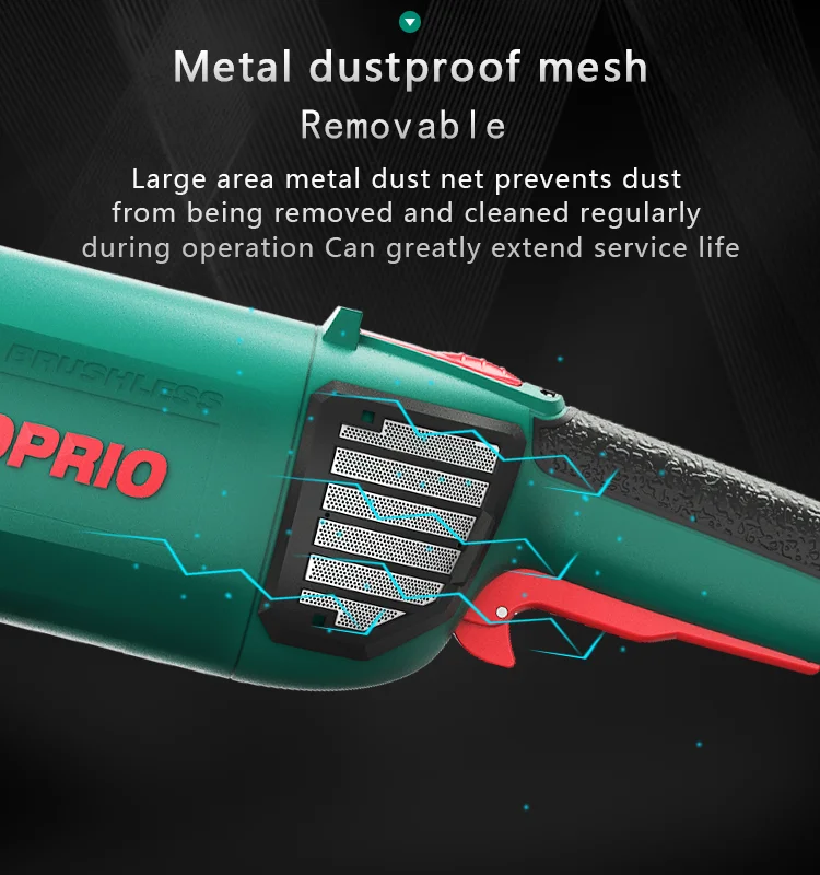 Concrete Cutting CE Quality Corded Electric 230mm Hand Brushless Angle Grinder