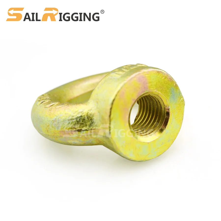 M10 M12 Eye Nut DIN582 Galvanized Lifting Ring C15 Eye Nut M16 M20 M24 Threaded Round Ring Eye Nuts DIN582 Ringmutter