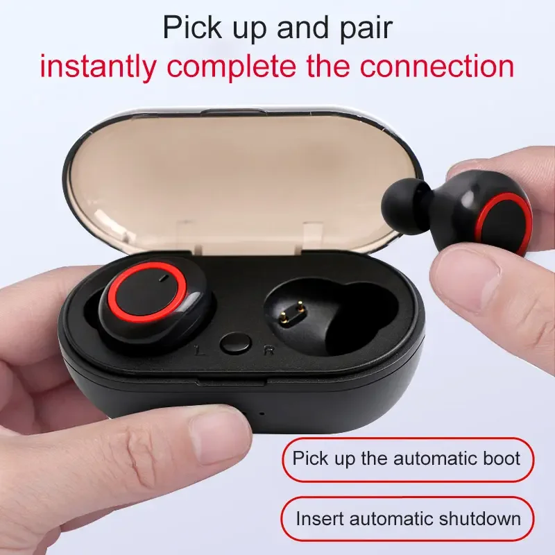 New Bluetooth Earphone Ear pods Wireless Sports Type Earbuds Earphone In ear Headphone
