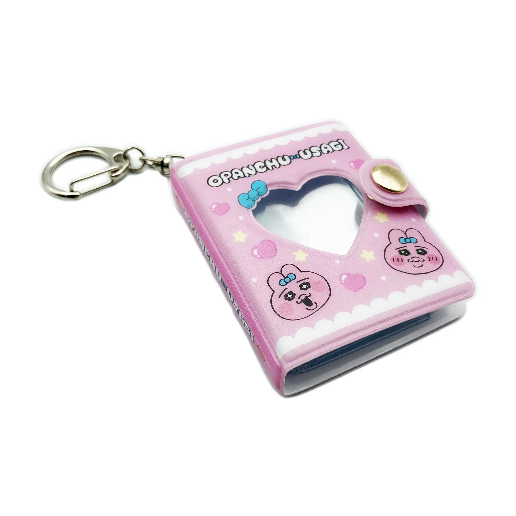 Custom Mini Album Key Holder Kpop Photocard Holder Album PVC Mini Binder KeyChain