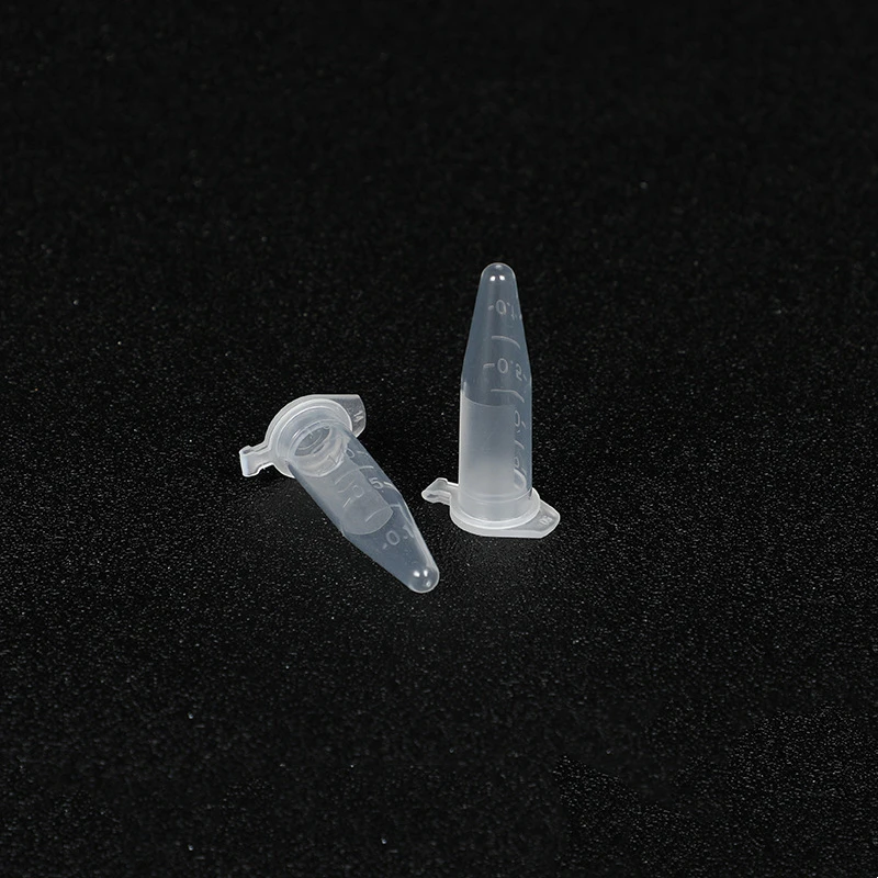 Lab 1.5ml Centrifuge Tube Conical Bottom with Flip Top Clear Centrifuge Test Tube