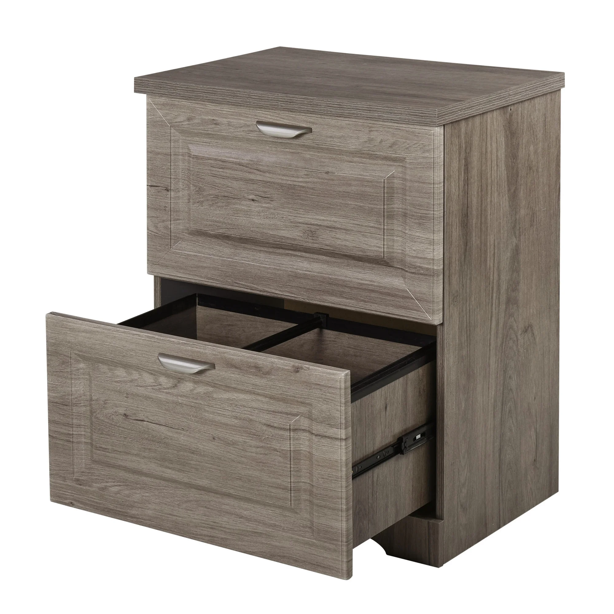 2 Drawer Wood File Cabinets with File Hooks and Spacious File Cabinets for Home Office