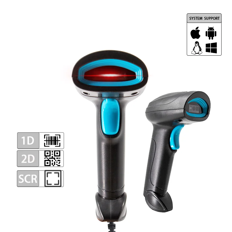 SMT4S11CWB Wireless Laser 1D CCD Bar Code Reader Barcode Scanner for POS System