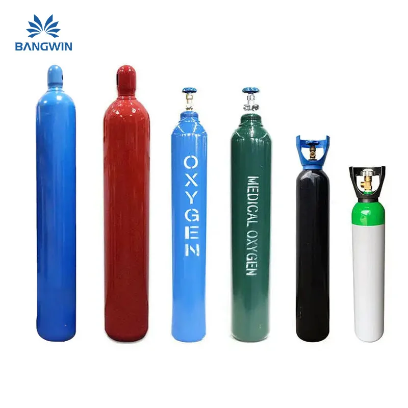 High Pressure Seamless Refillable Empty 2l 3.3l 5l 8l 10l 15l 40l 47l 50l Argon Cylinder With Vale For Industrial Use In Poland