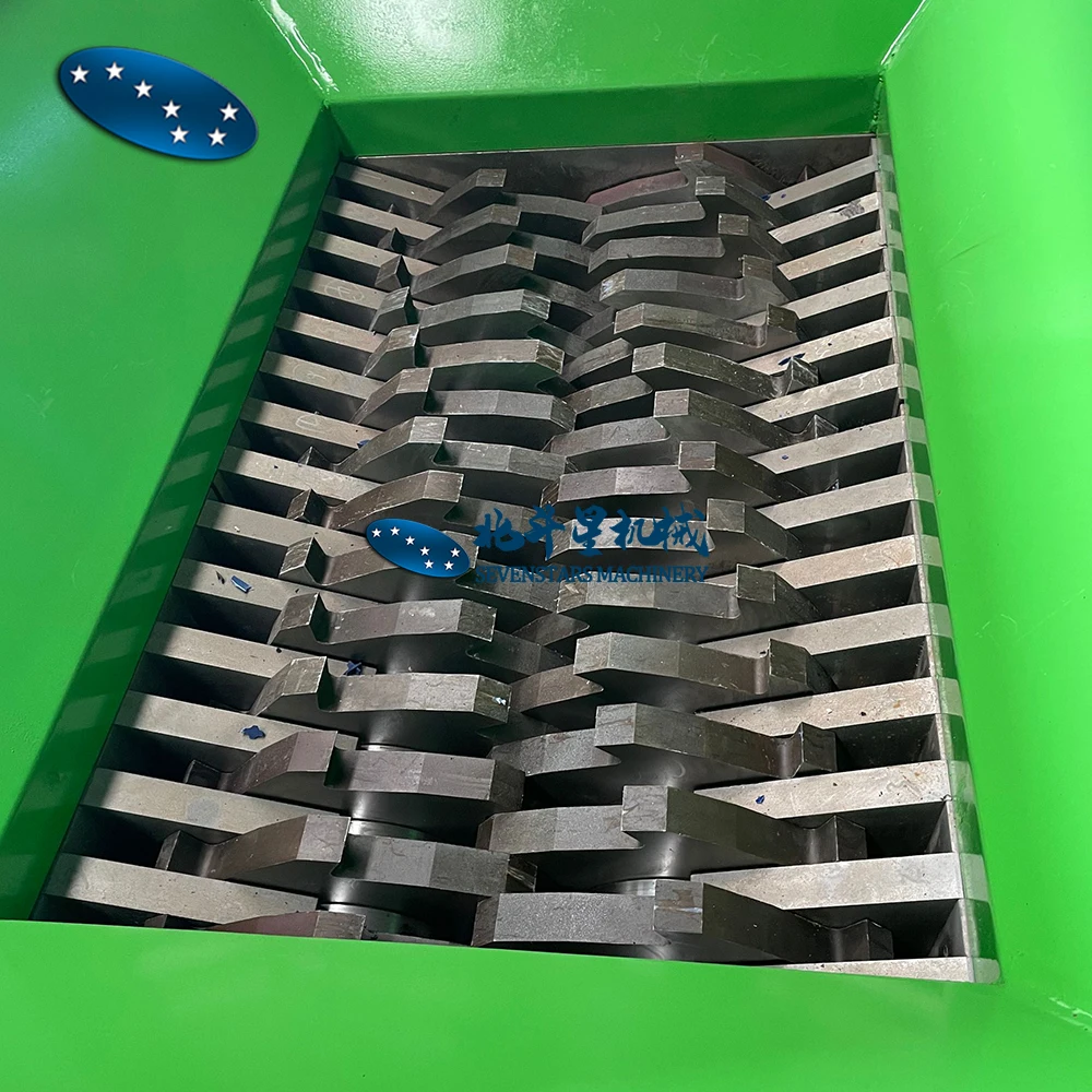 Stainless Steel Mild Steel Barrels double shaft shredder