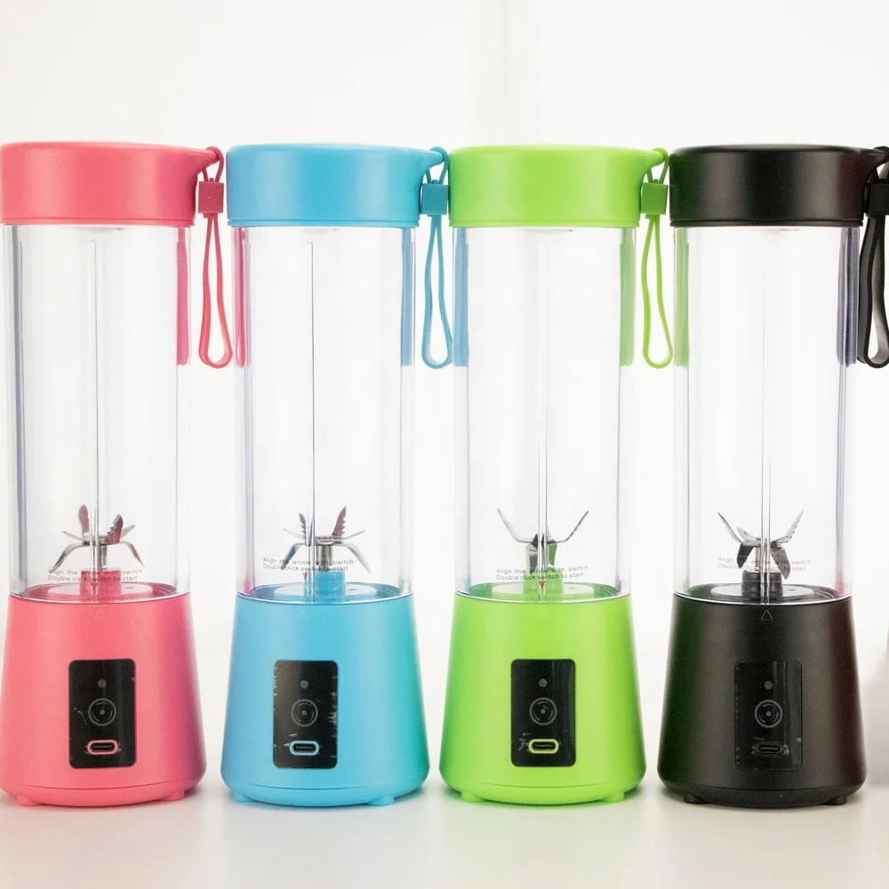 Stock up Smoothies Blender Personal Size Portable Travel Sports Bottle portable blender