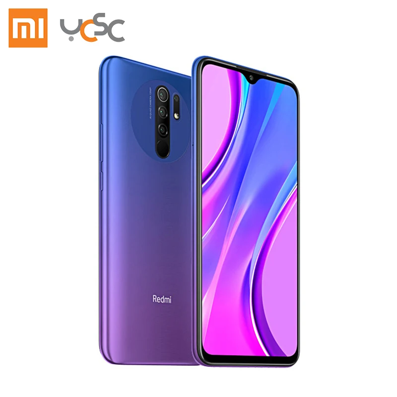 Мобильный телефон Xiaomi Redmi 9, глобальная версия, разблокированный, 3 ГБ, 32 ГБ, четырехъядерная камера, дисплей 6,53 дюйма, Мобильный телефон Xiaomi Redmi 9