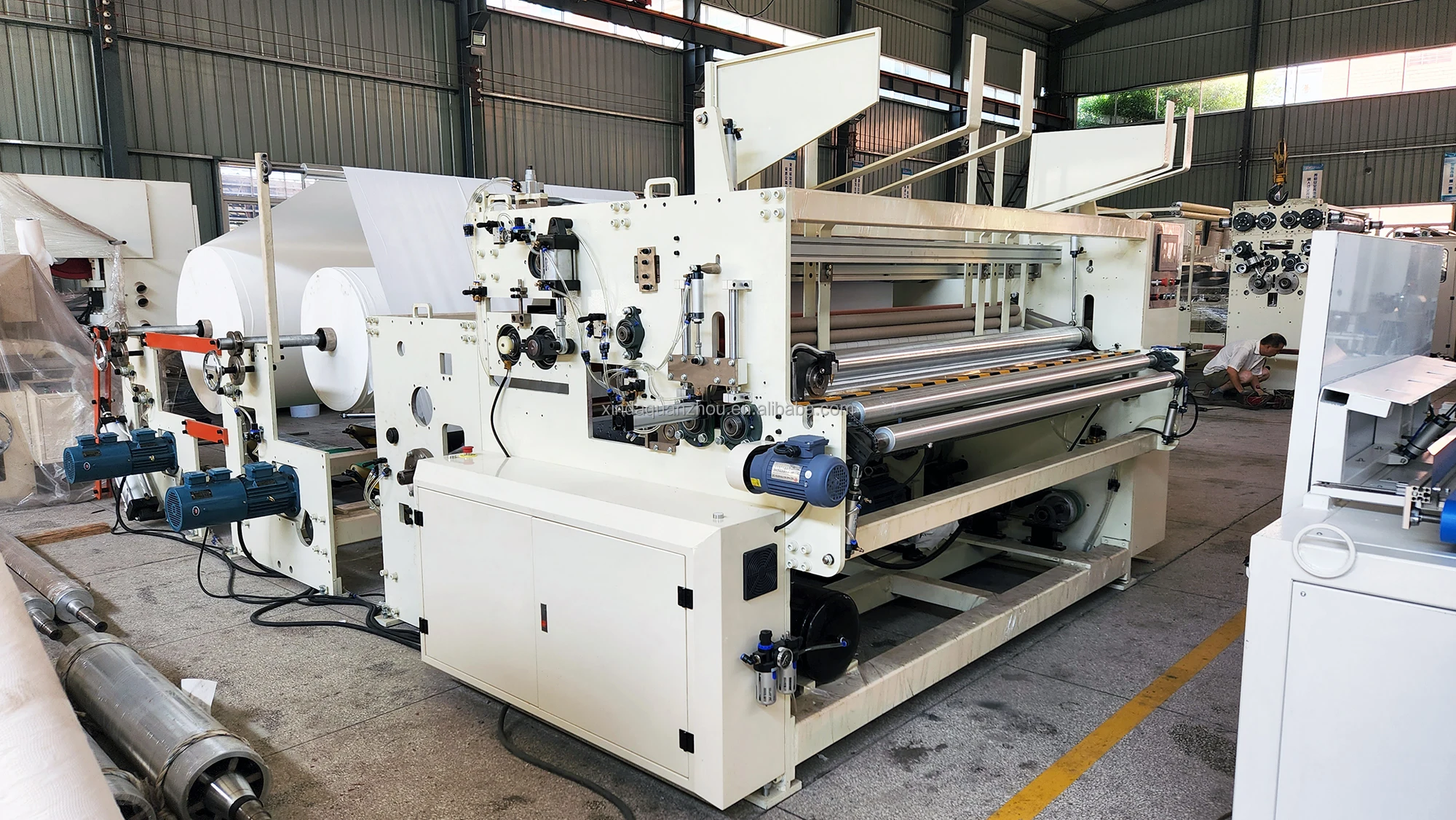 Manufacturing Rewinding Machinery Automatic Tissue Prices Toilet Paper Roll Making Machine Price