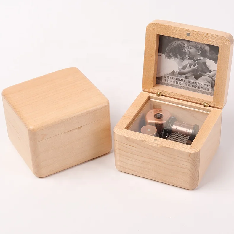 Специальная Сувенирная деревянная музыкальная шкатулка, Музыкальная шкатулка с индивидуальной рамкой