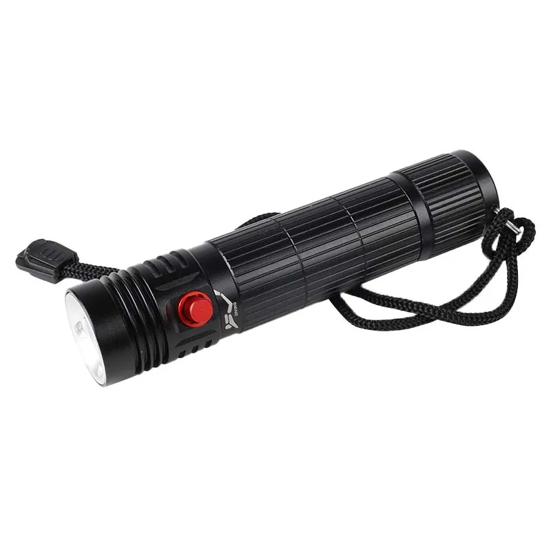 High Quality Aluminum Diving Scuba Torch Light Battery Power LED Underwater Waterproof Diving Flashlight