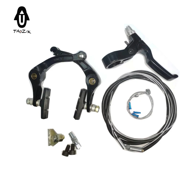 TAOZIK BMX Right Side Group Set Aluminum Alloy  Lever and Caliper Brake and cables