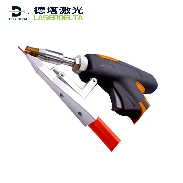 Welding Machine Parts Handheld Laser Welding Gun Double Wire Feed SUP Fiber Laser Weldiing Gun
