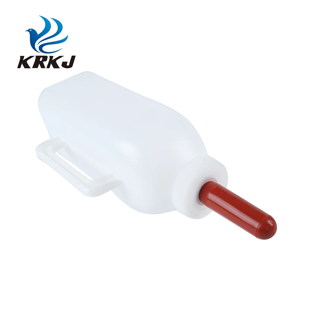 CETTIA KD923A nontoxic plastic material animal baby calf milking bottle with teat for sheep
