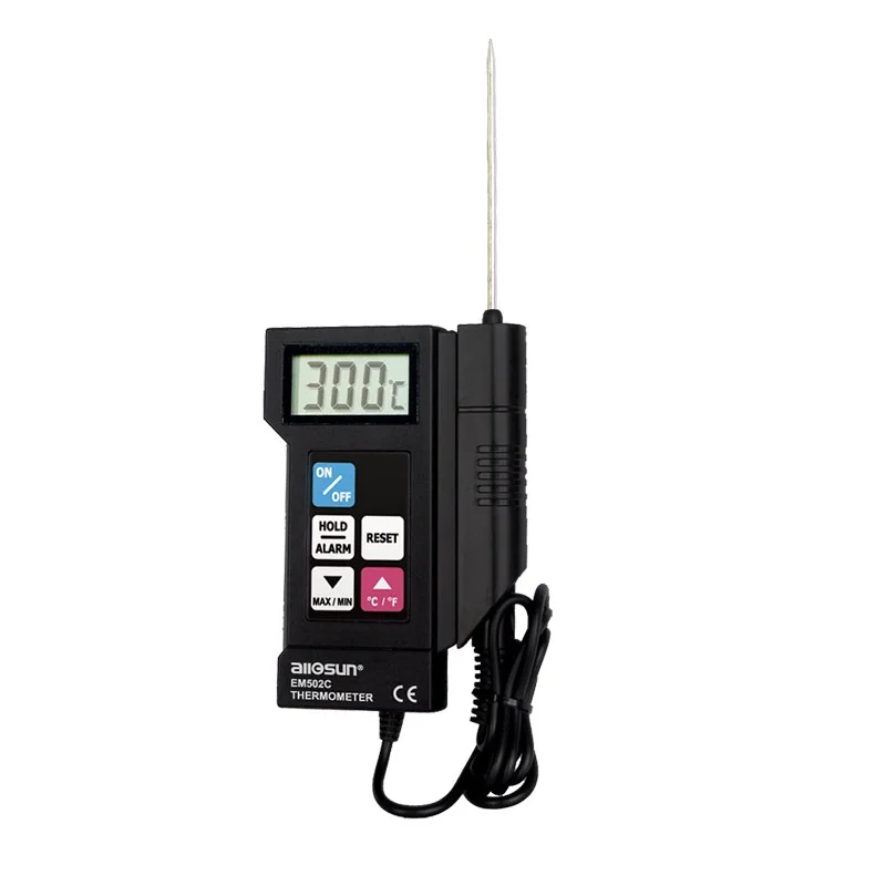 Термометр All-sun EM502C с длинным кабелем, Прямая поставка с завода, OEM, приемлемый