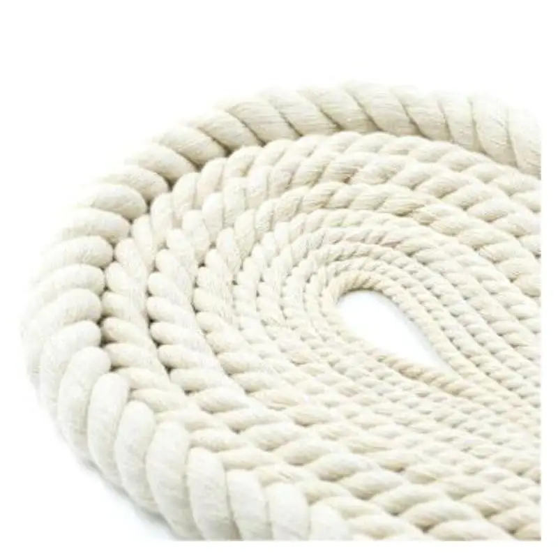 The factory produces 2-20mm 5mm 6mm high quality white high quality cotton rope with good price