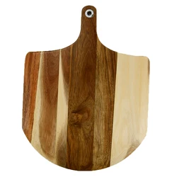 Wooden Pizza Peel - Large Acacia Wood Paddle Board for Serving Pizza