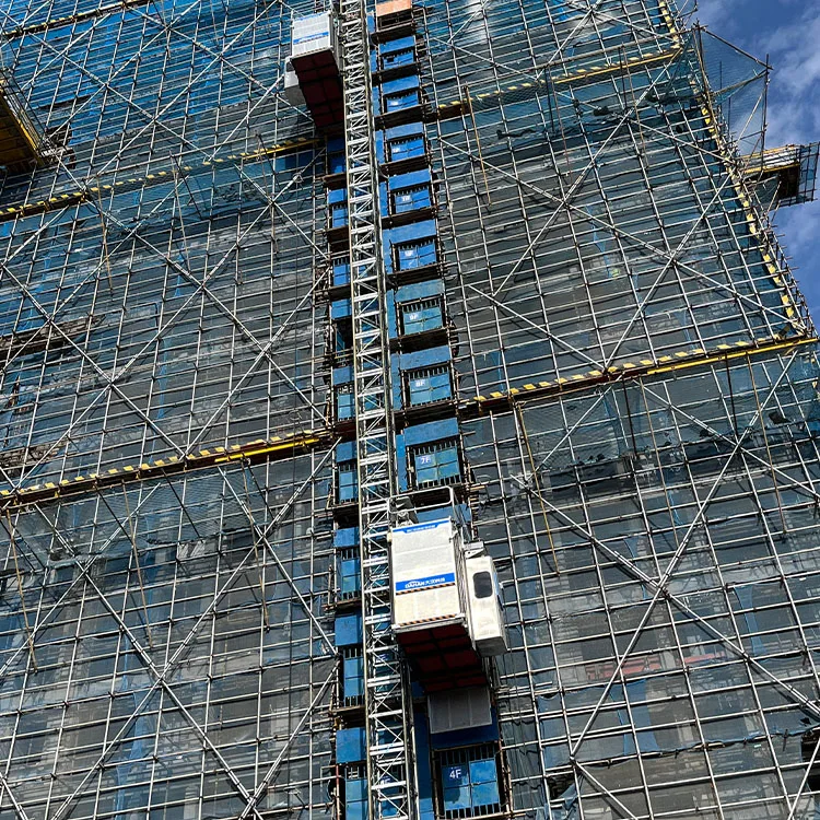 Lifting equipment double cage construction elevator construction tools lift hoist