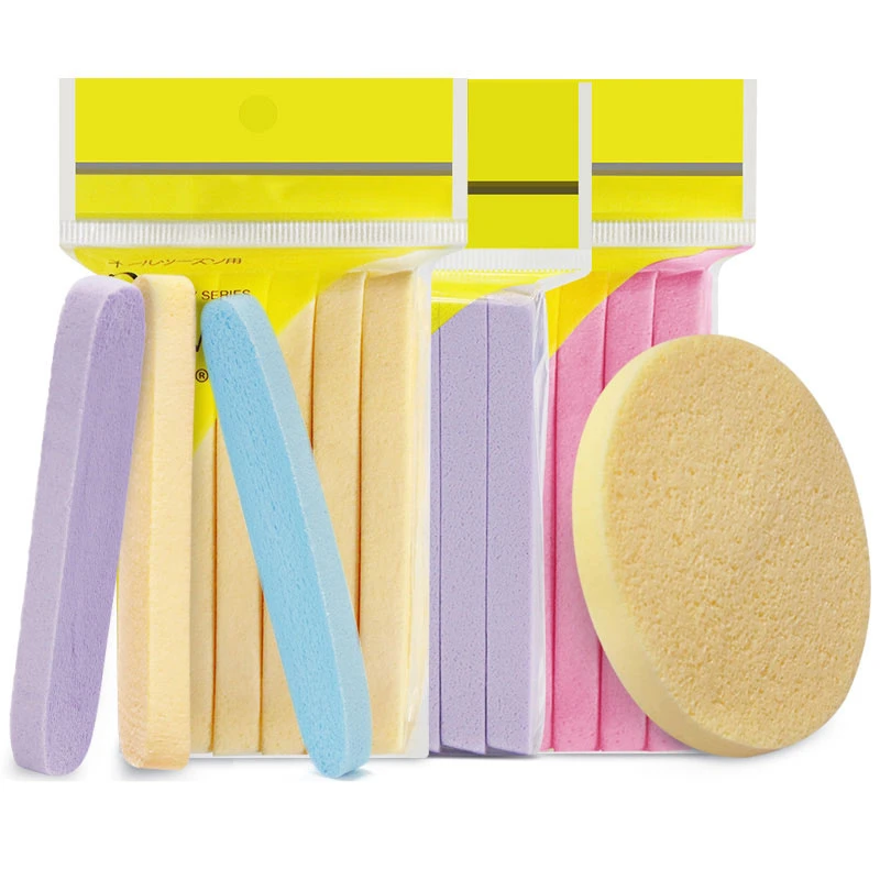 Hot Sale Compressed PVA Cellulose Facial Sponge Super Soft and Washable Beauty Sponges for Face Cleaning Custom Logo