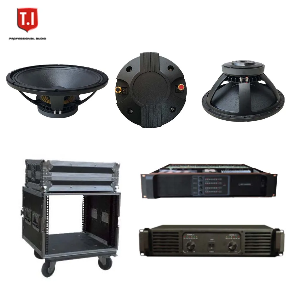 Passive Professional Audio Dual 15 Inch Full Range Speaker Sound System M215 T.I Pro Audio