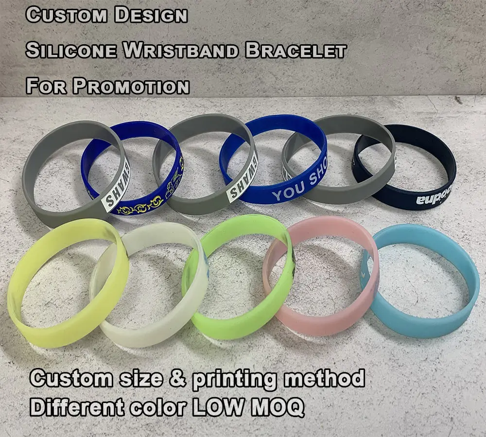 silicone wristband printing