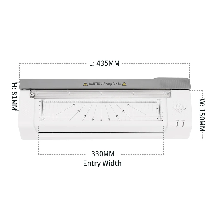 Willing OL381Small 330mm OEM A3 A4 Hot Cold Laminator Photo Teacher Office Laminating Machine Document Laminating Machine
