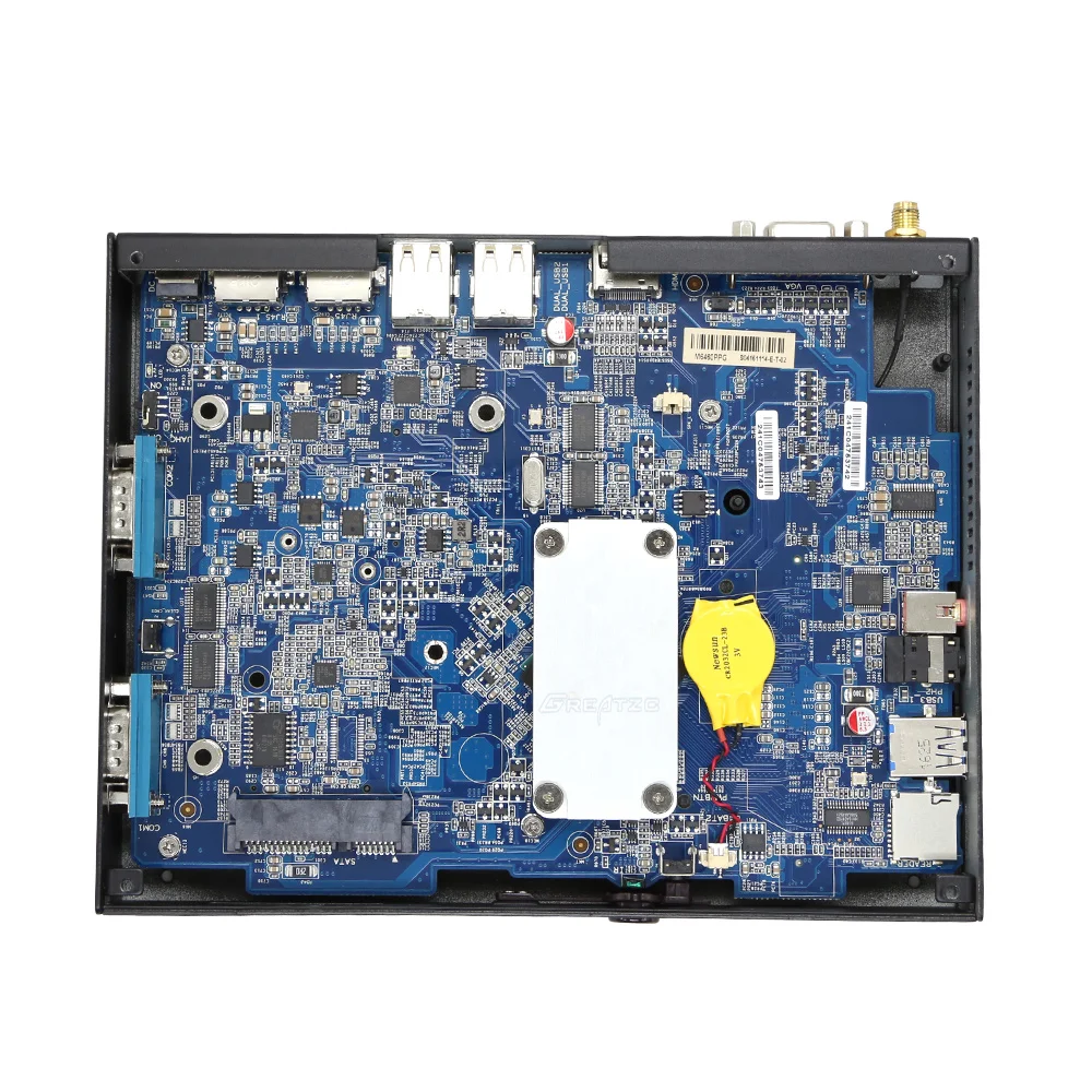 ZC-H190DL 15 лет производитель Bay Trail J1900 высокое качество 2 COM Dual LAN безвентиляторный мини-ПК 12v