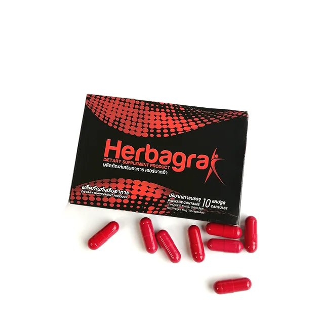 Herbagra Gold Capsule: Exclusive brand dietary supplement manufacturer, 10 capsules per box