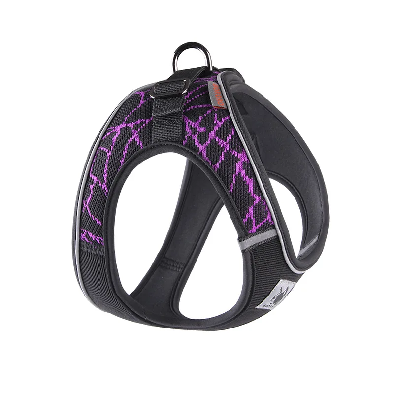 2023 Manufacturers Free Sample Neoprene Adjustable Pet Harness Reversible Dog Harness Set Luxury design Custom Dog Harness