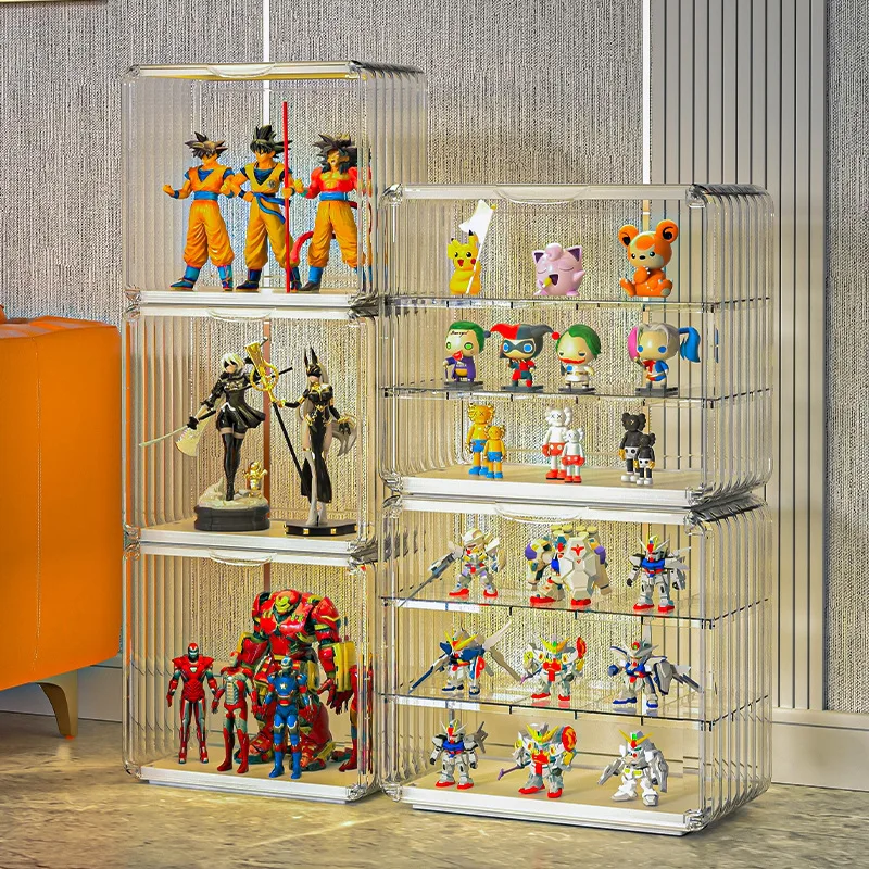 New Fashion Multi Size Transparent Acrylic Stackable Lego Storage Box Suitable For Toys And Bags