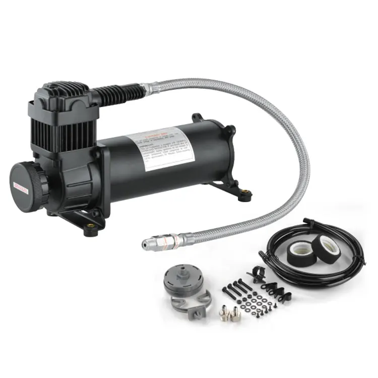 Factory direct sale water-proof  metal Air suspension compressor 12 Volt 200psi High quality Air ride pump