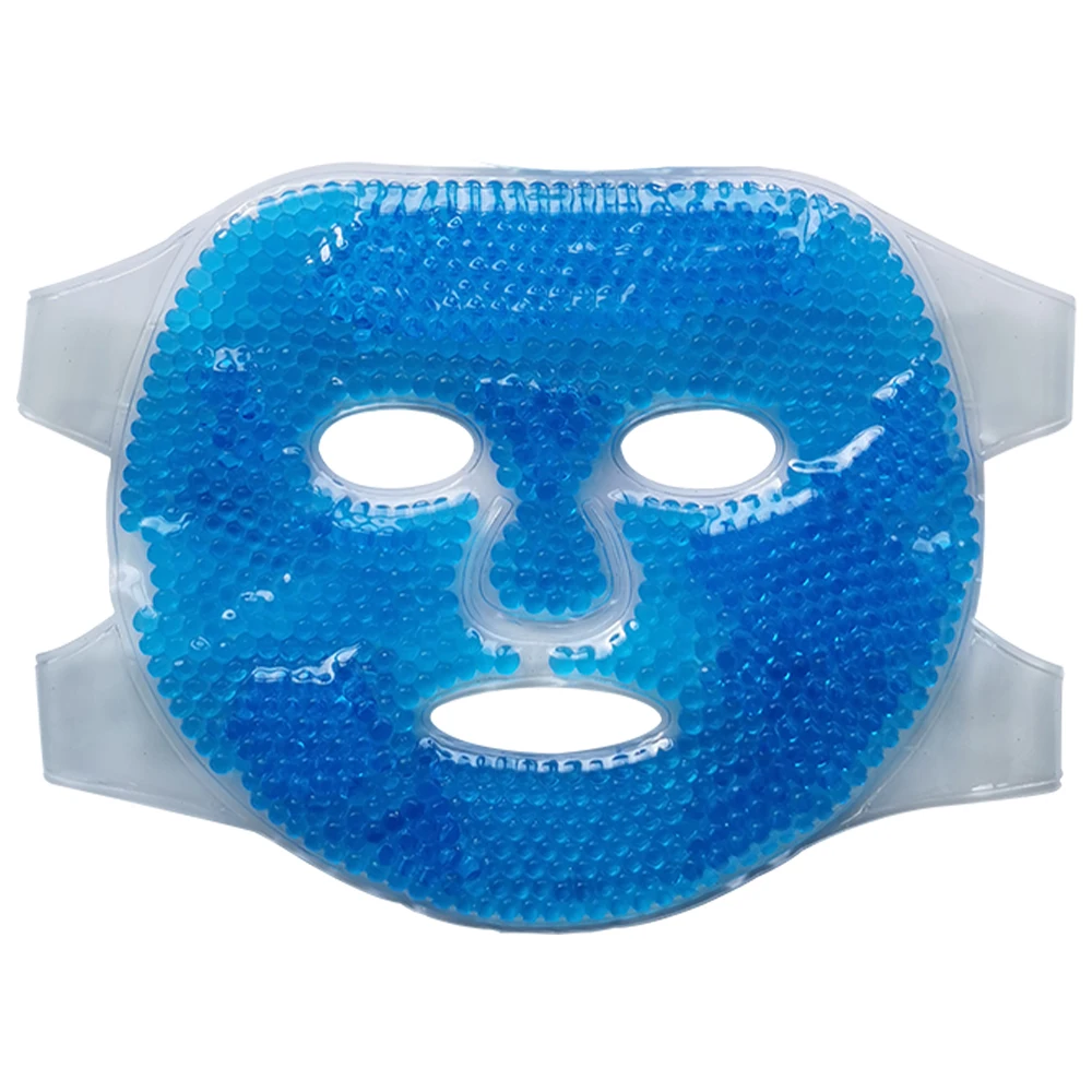 Cold Face Eye Mask Ice Pack Reduce Face Puff Dark Circles Gel Beads Hot Heat Cold Compress Pack