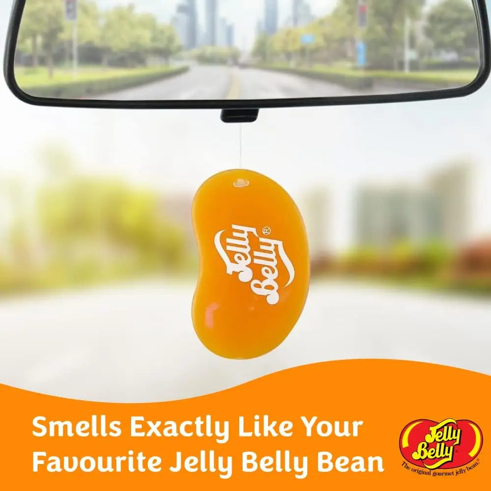 Jelly Belly 3D Pink Grape Fruit Suspension Car Freshener, the true Jelly Belly car air freshener for women, men and children